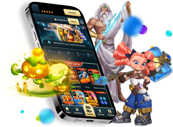 Hình ảnh đa dạng trò chơi, bao gồm slot game và casino trực tuyến tại PG1